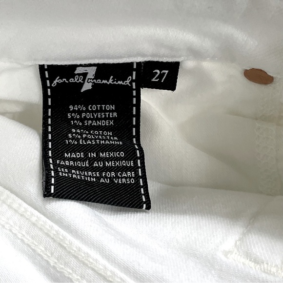 NWT - 7 For All Mankind Women’s Kimmie Crop - Form Fitted Skinny Jeans Size 27 - Picture 8 of 9